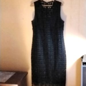 7 black Laundry maxi dress made by Shelli Segal